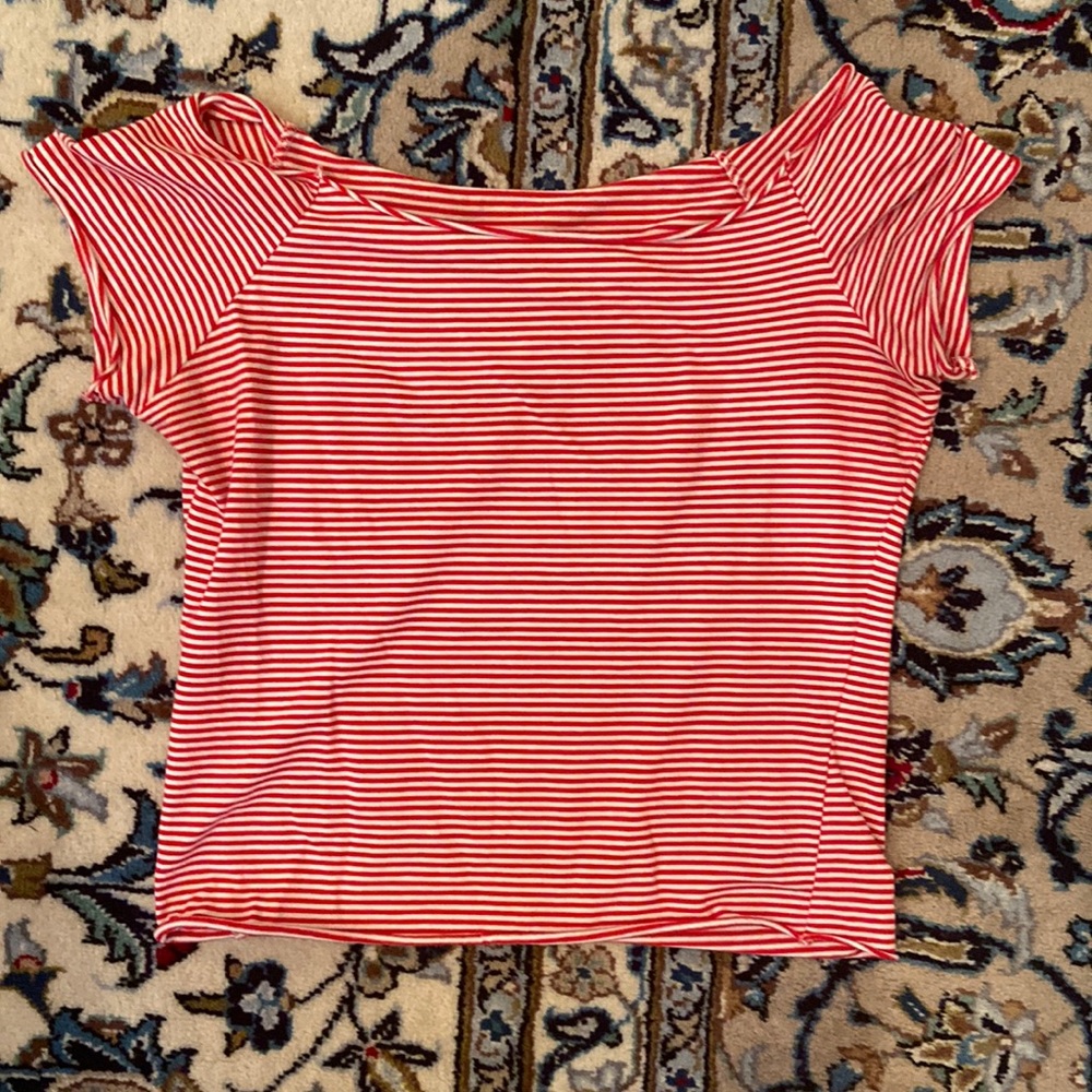 Stripped Crop Top